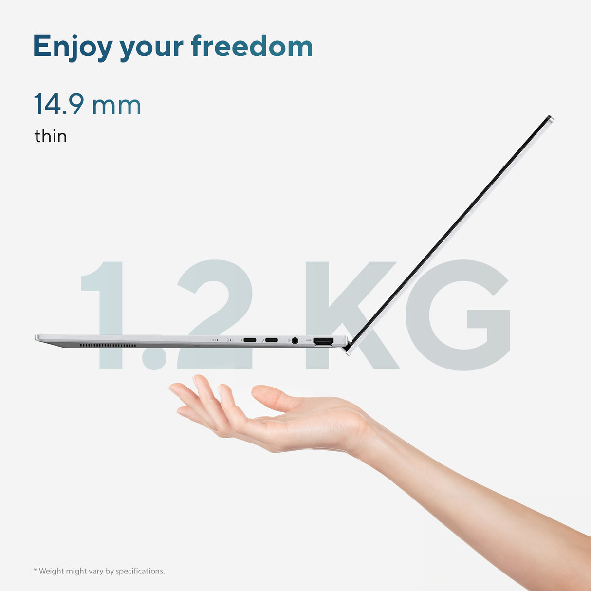 Asus Zenbook 14 Laptop, Intel Core Ultra 7 255H Processor, 16GB RAM, 1TB SSD, Intel Arc Graphics, 14" 3K OLED 120Hz Touch Display, Windows 11 Home, Backlit English & Arabic Keyboard, Ponder Blue, 1 Year Warranty | UX3405CA-SU867W
