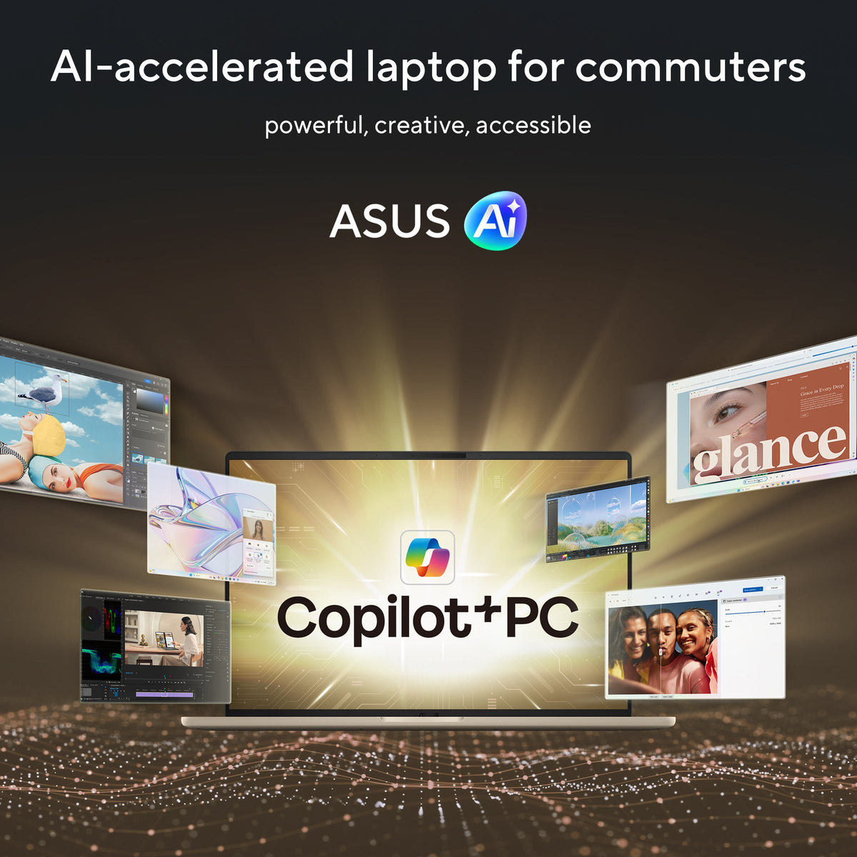 Asus Zenbook A14 UX3407NA Laptop, Snapdragon X2 Elite X2E88100 Processor, 16GB RAM, 1TB SSD, 14.0" WUXGA OLED Display, Windows 11 Home, Backlit English & Arabic Keyboard, 1 Year Warranty | UX3407NA-QD087W