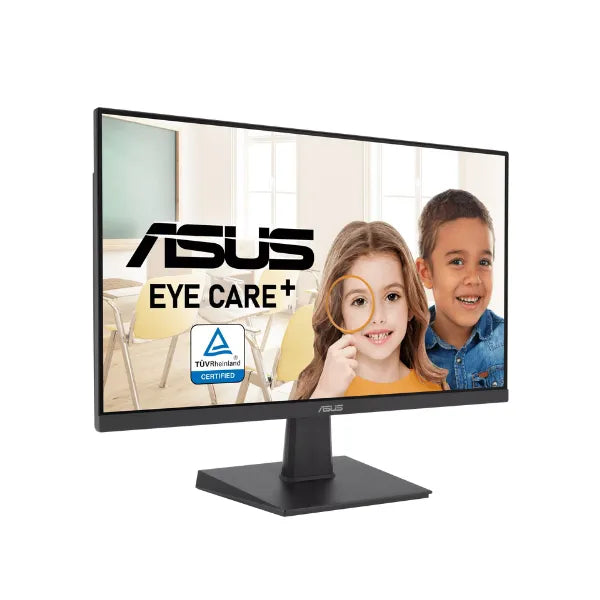 شاشة الألعاب ASUS VA24EHF بحجم 24 بوصة ودقة FHD (1920x1080)، وزمن استجابة 1MS، ومعدل تحديث 100Hz، ومضادة للتوهج، وتقنية EyeCare، ومنفذ HDMI، وإمكانية الإمالة والتعديل، بضمان 3 سنوات | VA24EHF