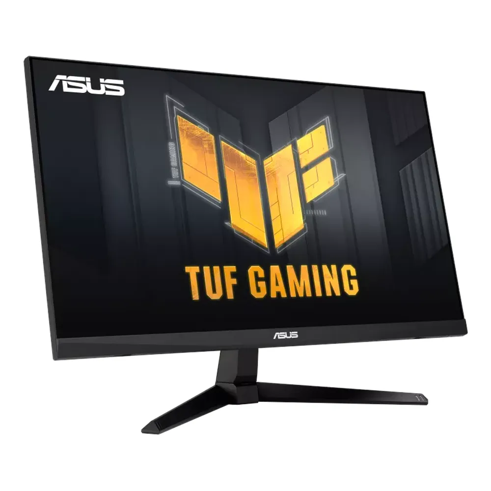 شاشة الألعاب ASUS TUF Gaming VG246H1A مقاس 27 بوصة بدقة FHD (1920x1080)، وزمن استجابة 0.5 مللي ثانية، ومعدل تحديث 100 هرتز، ومقاومة للتوهج، وHDMI، قابلة للإمالة، قابلة للتعديل، ضمان 3 سنوات | VG246H1A
