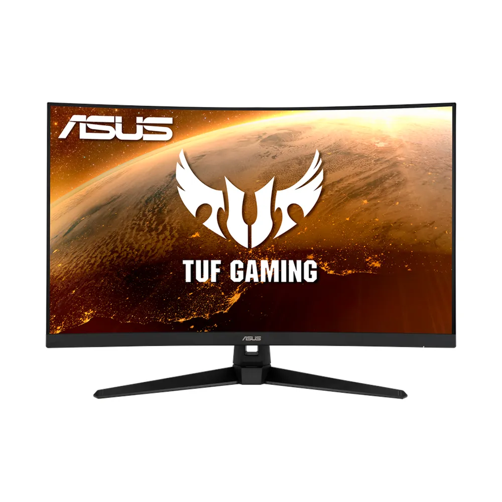 شاشة ASUS TUF GAMING VG328H1B مقاس 32 بوصة FHD (1920x1080)، زمن استجابة 1 مللي ثانية، 165 هرتز، مضادة للتوهج، HDMI، VGA، إمالة/دوران، قابلة للتعديل، ضمان 3 سنوات | VG328H1B