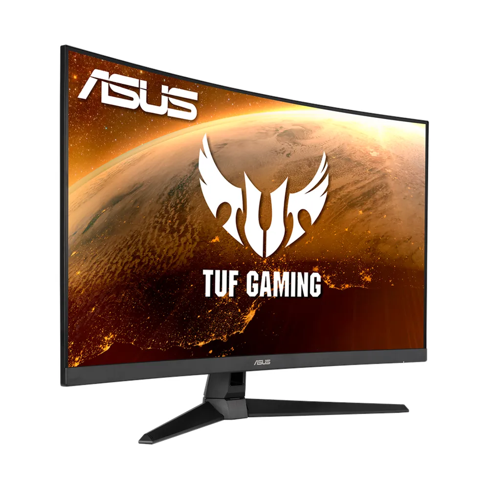 شاشة ASUS TUF GAMING VG328H1B مقاس 32 بوصة FHD (1920x1080)، زمن استجابة 1 مللي ثانية، 165 هرتز، مضادة للتوهج، HDMI، VGA، إمالة/دوران، قابلة للتعديل، ضمان 3 سنوات | VG328H1B