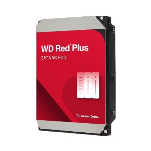 WD Red Plus Internal NAS SATA HDD, 2TB, 5400 RPM, 175 MB/s Data Transfer Speed, 64MB Cache, 1 Year Warranty | WD20EFPX