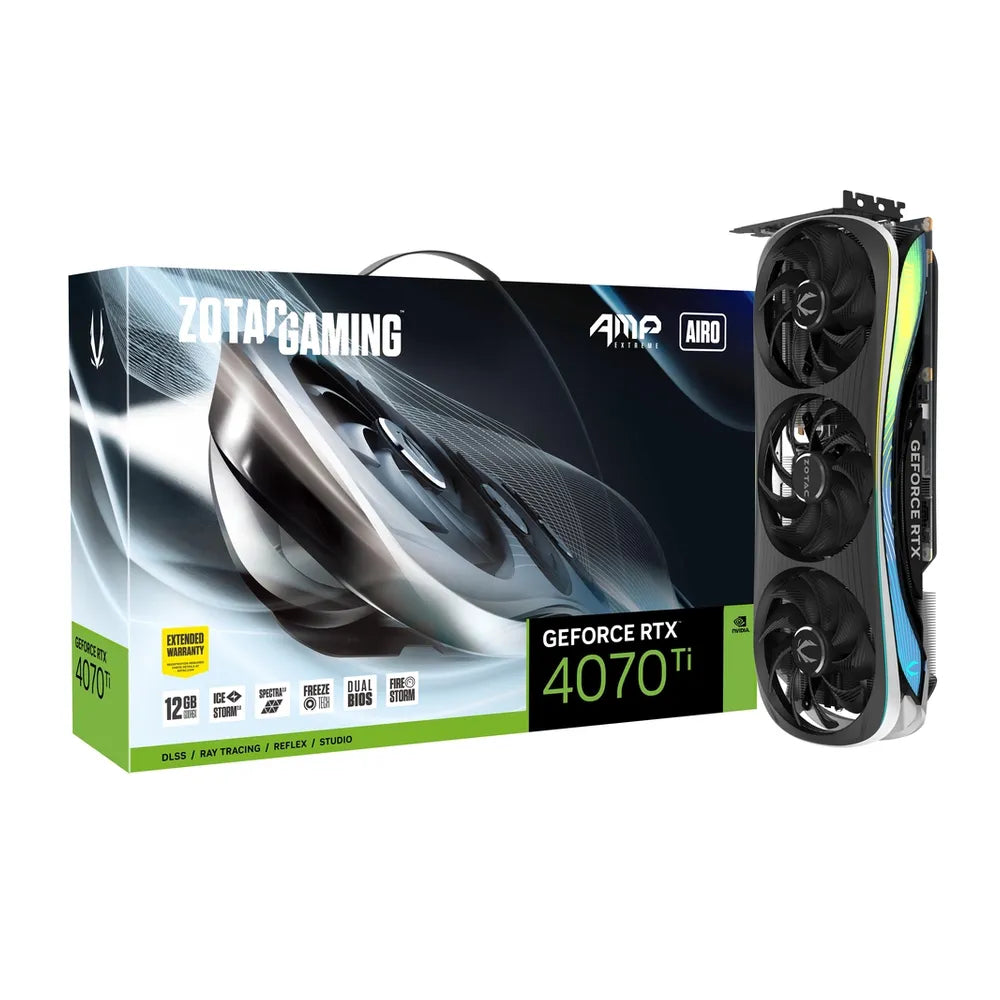 VGA ZOTAC RTX 4070Ti 12 GB DDR6 AMP EXTREME AIRO | ZT-D40710B-10P