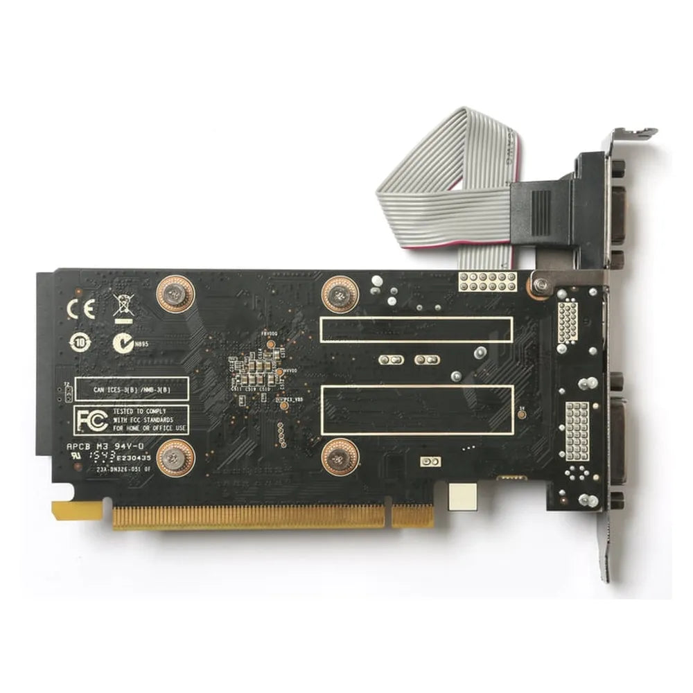 Zotac GeForce GT 710 Graphics Card, DDR3 2GB 64-bit Memory, DVI, VGA, HDMI, PCI Express 2.0, 954 MHz Engine Clock, 1600 MHz Memory Clock, 1 Year Warranty | ZT-71310-10L