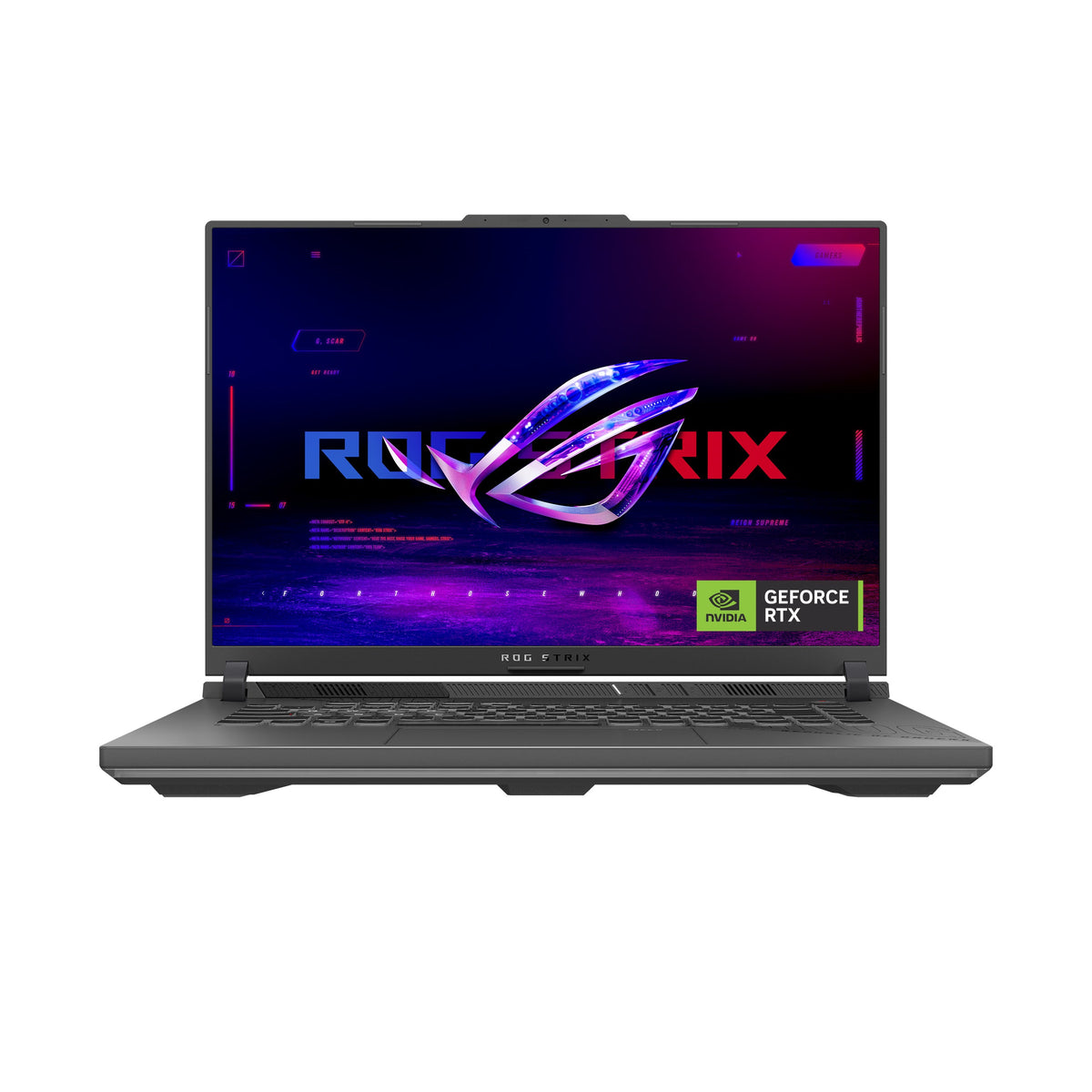 Asus ROG Strix G16 Gaming Laptop, AMD Ryzen 9 8940HX Processor, 32GB RAM, 1TB SSD, 12 GB Nvidia RTX 5070 Ti Graphics, 16" FHD+ 165Hz Display, Windows 11 Home, English & Arabic Keyboard, Eclipse Gray, 1 Year Warranty | G614PR-RV009W
