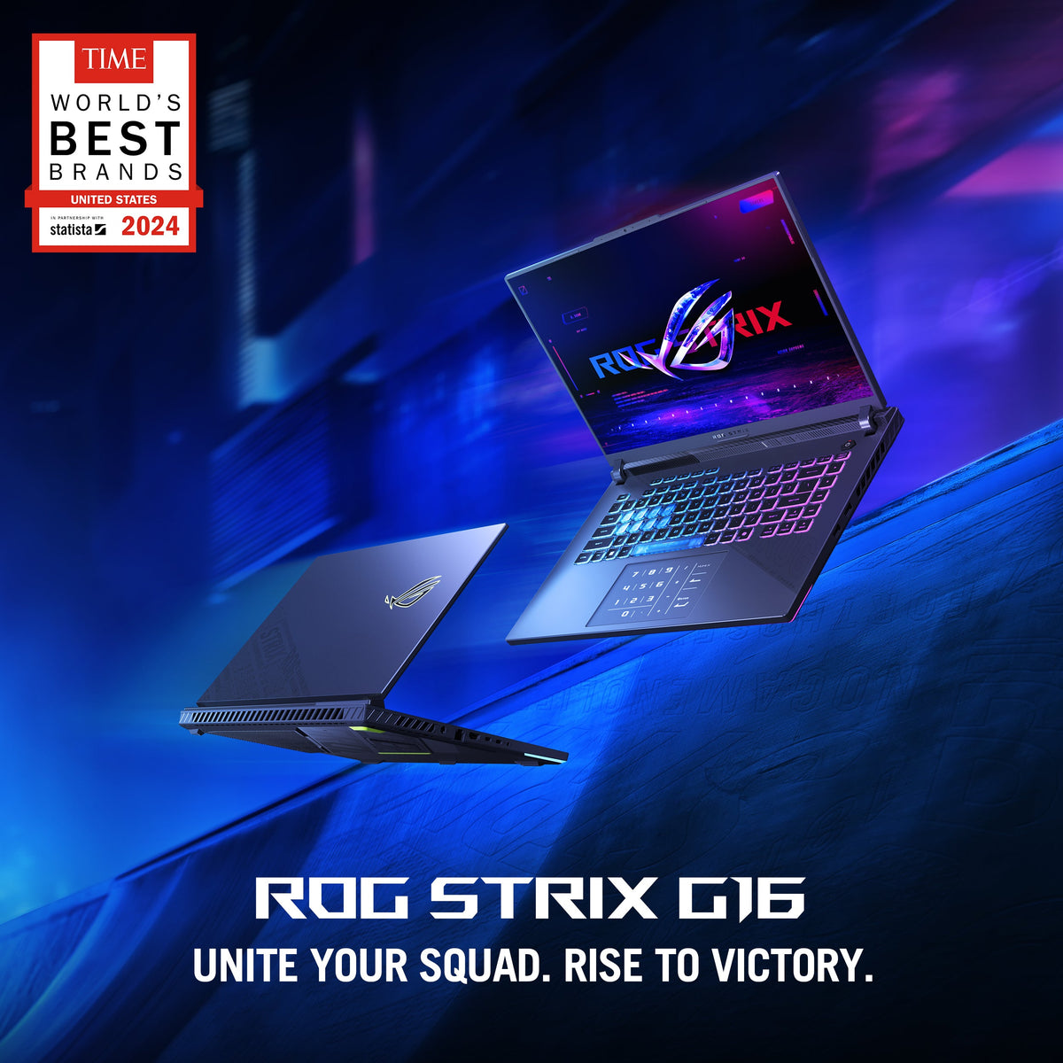 Asus ROG Strix G16 Gaming Laptop, AMD Ryzen 9 8940HX Processor, 32GB RAM, 1TB SSD, 12 GB Nvidia RTX 5070 Ti Graphics, 16" FHD+ 165Hz Display, Windows 11 Home, English & Arabic Keyboard, Eclipse Gray, 1 Year Warranty | G614PR-RV009W