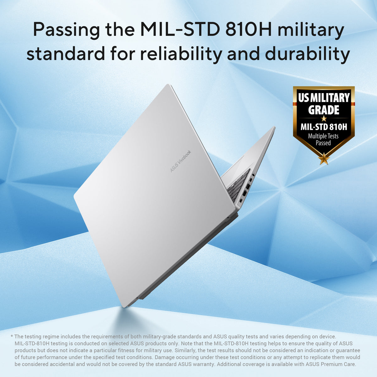 Asus Vivobook 16 Laptop, Intel Core Ultra 5 225H Processor, 16GB RAM, 512GB SSD, 16" WUXGA Display, Windows 11 Home, Cool Silver, Backlit English & Arabic Keyboard, 1 Year Warranty | X1607CA-MB174W