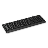 Rapoo NK1900 100% Engilsh & Arabic Keyboard, USB Wired, Spill Resistant, Laser Carved Keycap, Black, 1 Year Warranty | 12387