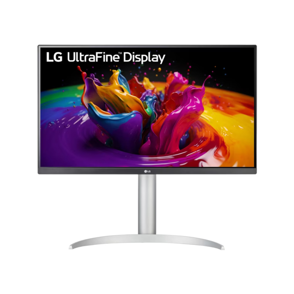 شاشة LG UltraFine 27UP850K-W بحجم 27 بوصة بدقة 4K UHD (3840 x 2160)، مضادة للتوهج، منفذ DP، منفذ HDMI، منفذ USB-C، إمكانية تعديل الارتفاع/المحور/الإمالة، ضمان لمدة سنة | 27UP850K-W