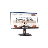 شاشة ThinkVision S24i-30 مقاس 23.8 بوصة عالية الدقة بالكامل (1920x1080)، مضادة للتوهج، HDMI، VGA، تعديل الإمالة، ضمان لمدة 3 سنوات | 63DEKAT3UK