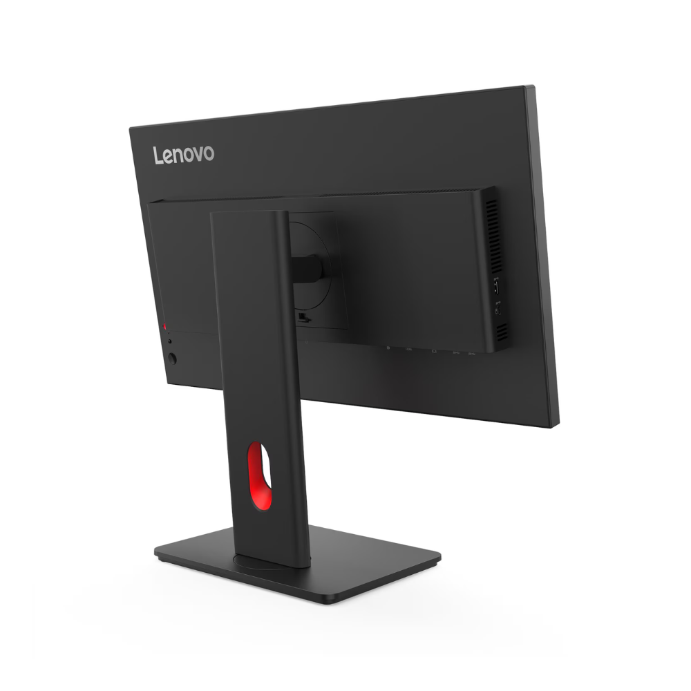 شاشة Lenovo ThinkVision T24-40 مقاس 23.8 بوصة FHD (1920 × 1080)، مضادة للتوهج، منفذ DP، منفذ HDMI، منفذ VGA، قابلة للتعديل (الارتفاع/المحور/الدوران/الإمالة)، ضمان 3 سنوات | 64A4MATXUK