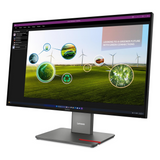 شاشة Lenovo ThinkVision P27Q-40 بحجم 27 بوصة ودقة QHD (2560 × 1440)، ومعدل تحديث 120 هرتز، ومضادة للتوهج، ومنافذ USB-C و HDMI و DP، قابلة للتعديل في الارتفاع والإمالة والدوران والمحور، ضمان 3 سنوات | 64A7GAT6UK