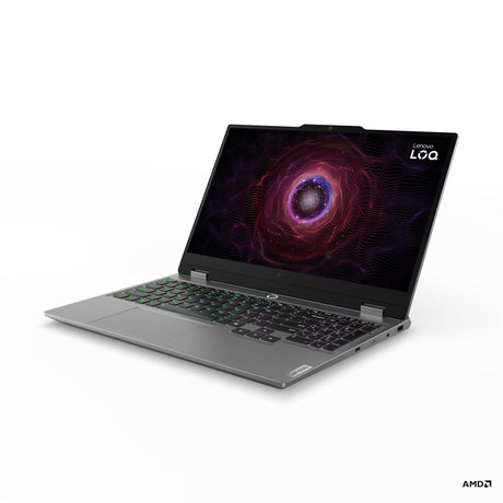 Lenovo LOQ 15ARP9 AMD Ryzen 7 7435HS Processor, 24 GB RAM, 512 GB SSD, 6 GB NVIDIA RTX 4050, 15.6" (1920x1080) FHD Display, Windows 11 Home, English  & Arabic Keyboard, 1 Year Warranty | 83JC009HAX