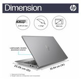 HP ZBook Power G10 Mobile Workstation Laptop, AMD Ryzen 9 PRO 7940HS Processor, 32GB RAM, 512GB SSD, 8GB Nvidia RTX 2000 Ada Graphics, 15.6" QHD Display, Windows 11 Pro, English & Arabic Backlit Keyboard, 1 Year Warranty | 866F4EA