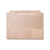 Microsoft Surface Pro Arabic & English Keyboard With Copilot, Magnetic Connection, Oatmeal, 1 Year Warranty | 8XA-00158