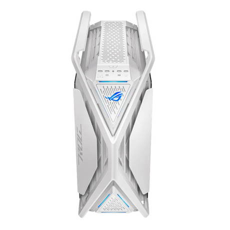 Asus ROG Hyperion GR701 E-ATX PC Case, Tempered Glass Left & Right Panels, 460mm GPU Support, 4 x 140 mm (PWM) Fans with AR GB Fan Hub, USB 3.2 Gen 2 & 60W fast charging, White, 1 Year Warranty | 90DC00F3-B39000