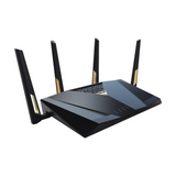 راوتر Asus ثنائي النطاق WiFi 7 AiMesh قابل للتوسيع، 5 جيجاهرتز حتى 5764 ميجابت في الثانية، 2.4 جيجاهرتز حتى 1376 ميجابت في الثانية، 4 هوائيات خارجية، معالج رباعي النواة 2.6 جيجاهرتز، منفذ ألعاب ووضع ألعاب الهاتف المحمول، ضمان لمدة سنة | 90IG08V0-MO3N0V