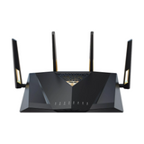 راوتر Asus ثنائي النطاق WiFi 7 AiMesh قابل للتوسيع، 5 جيجاهرتز حتى 5764 ميجابت في الثانية، 2.4 جيجاهرتز حتى 1376 ميجابت في الثانية، 4 هوائيات خارجية، معالج رباعي النواة 2.6 جيجاهرتز، منفذ ألعاب ووضع ألعاب الهاتف المحمول، ضمان لمدة سنة | 90IG08V0-MO3N0V