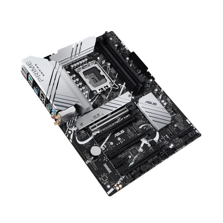 لوحة أم Asus PRIME Z790-P WiFi، مقبس LGA 1700، مقاس ATX، ذاكرة DDR5، PCIe 5.0 مع SafeSlot Core+، Wi-Fi 6، بلوتوث v5.2، USB 20 GBps، HDMI، DisplayPort، إيثرنت Realtek 2.5 GB With Asus LANGuard، إضاءة Aura Sync، ضمان سنة واحدة | 90MB1CJ0-M1EAYO