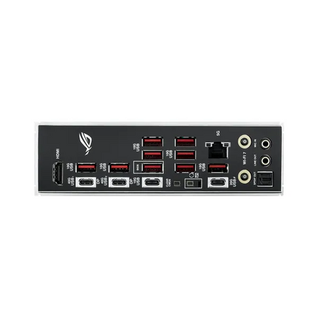 Asus ROG STRIX X870E-E GAMING WiFi Motherboard, AM5 Socket, ATX Form Factor, DDR5 Ram, PCIe 5.0 With SafeSlot Core+, Wi-Fi 7, Bluetooth v5.4, HDMI, DisplayPort, Intel 2.5 GB Ethernet With Asus LANGuard, Aura Sync, 1 Year Warranty | 90MB1IB0-M0EAY0