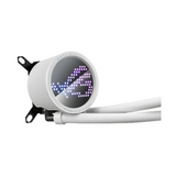 Asus ROG RYUO III 360 ARGB AIO Liquid Cooler, Anime Matrix LED Display, Supports Intel, AMD Sockets, White, 1 Year Warranty | 90RC00I2-M0UAY0