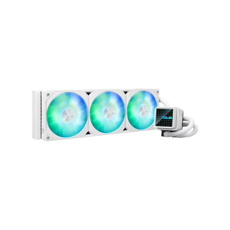 Asus Prime LC 360 ARGB AIO Liquid Cooler, Customizable Infinity Mirror, Supports Intel, AMD Sockets, White, 1 Year Warranty | 90RC0102-B0EAY0