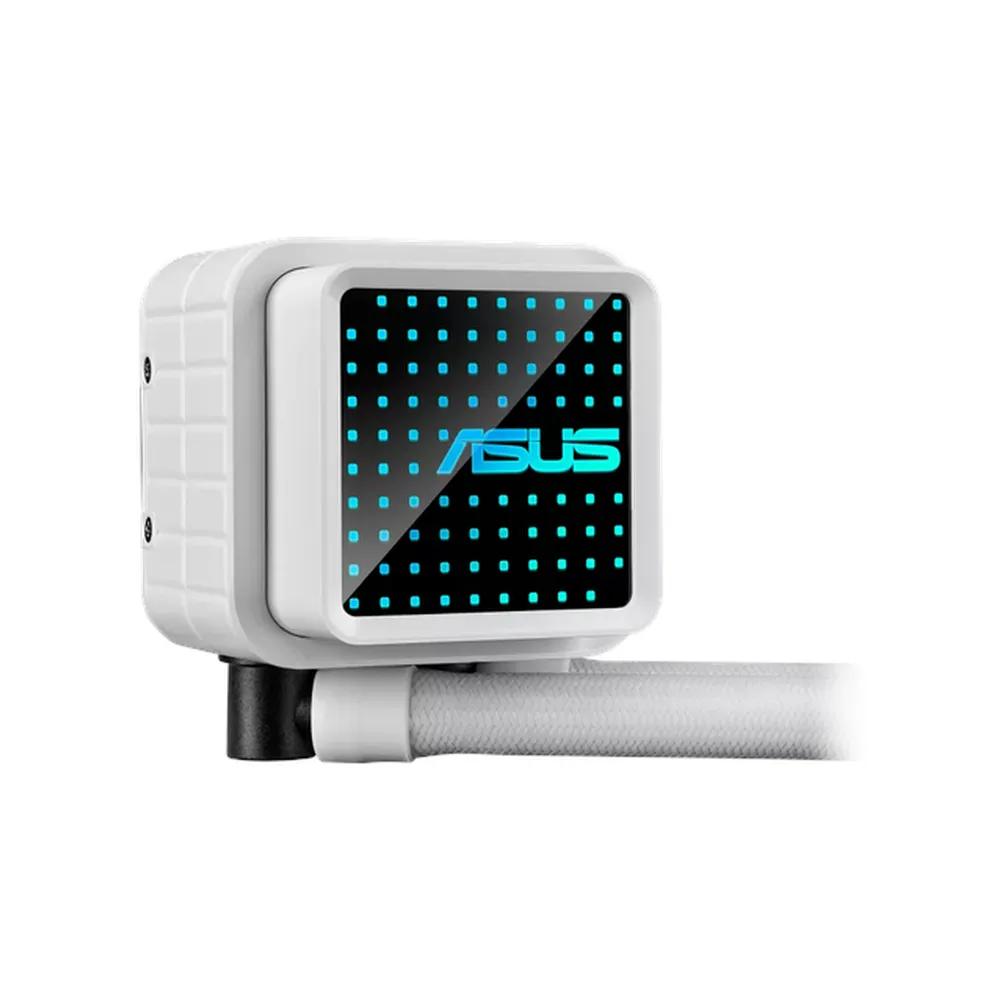 Asus Prime LC 360 ARGB AIO Liquid Cooler, Customizable Infinity Mirror, Supports Intel, AMD Sockets, White, 1 Year Warranty | 90RC0102-B0EAY0