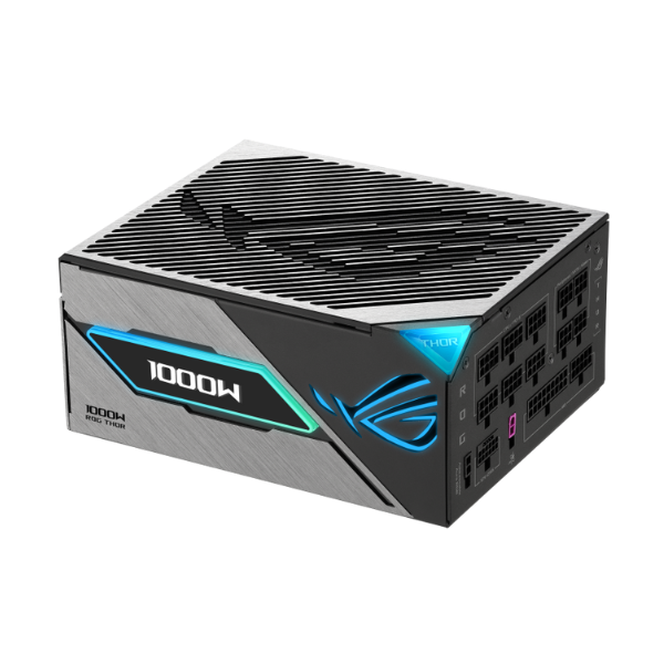 Asus ROG Thor 80 Plus Platinum III Power Supply, 1000W, Fully Modular, ATX, Magnetic OLED Display, 1 Year Warranty | 90YE00V3-B0NA00