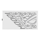 Asus ROG Strix 80 Plus Platinum Power Supply, 1000W, Fully Modular, ATX, PCIe 5.1 Ready, 0dB Technology, White, 1 Year Warranty | 90YE00W4-B0NA00