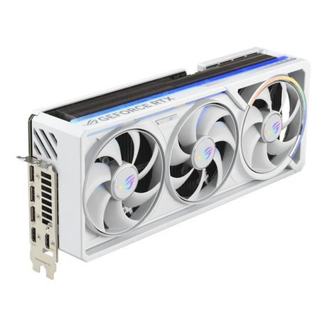 Asus ROG Astral GeForce RTX 5090 White OC Edition Graphics Card, GDDR7 32GB 512-bit Memory, HDMI 2.1b & DP 2.1b Outputs, PCI Express 5.0, 2580 MHz Core Clock, 28 Gbps Memory Clock, 1 Year Warranty | 90YV0LWA-M0NA00