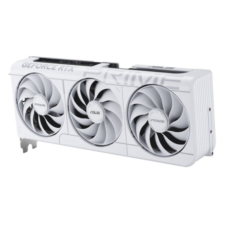 Asus PRIME GeForce RTX 5070 OC Edition Graphics Card, GDDR7 12 GB 192-bit Memory, HDMI 2.1b & DP 2.1b Outputs, PCI Express 5.0, 2587 MHz Core Clock, 28  GBps Memory Clock, SFF Compatible, White, 1 Year Warranty | 90YV0M19-M0NA00