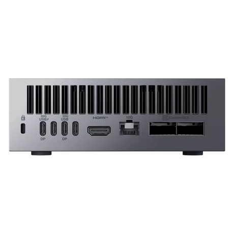 Asus Ascent GX10 SFF Desktop AI PC, ARM v9.2-A GB10 Processor, 128GB RAM, 4TB SSD, DOS, 180W via USB-C Power Supply, Extreme AI Performance, Stellar Grey, 1 Year Warranty | GX10-GG0029BN
