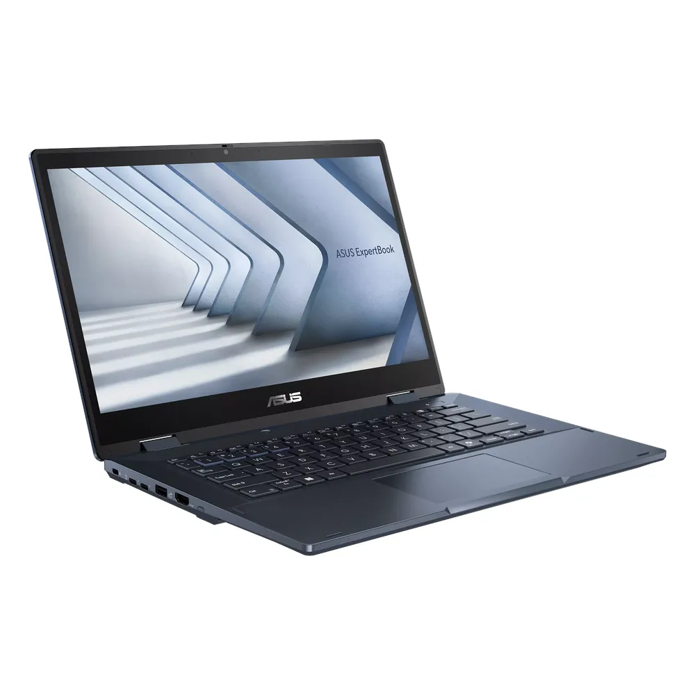 Asus ExpertBook B3 Flip B3402FVA Laptop, Intel Core i5-1355U Processor, 16GB RAM, 512GB SSD, 14" FHD Touch Display, DOS, Black, 1 Year Warranty | B3402FVA-I516512B3D