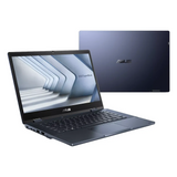 Asus ExpertBook B3 Flip B3402FVA Laptop, Intel Core i5-1355U Processor, 16GB RAM, 512GB SSD, 14" FHD Touch Display, DOS, Black, 1 Year Warranty | B3402FVA-I516512B3D