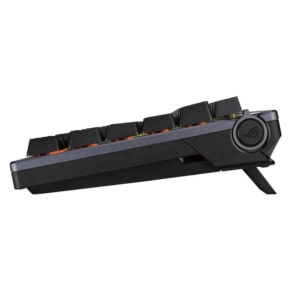 Asus M701 ROG Azoth Mechanical Gaming Keyboard, Wireless, Bluetooth, USB, OLED Display, Per Key Customizable RGB LED Lighting, Hot-Swappable ROG NX Mechanical Switches, Anti-Ghosting with N Key Rollover, 1000 Hz Polling Rate, Black, 1 Year Warranty |