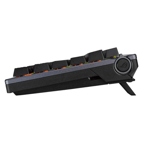 Asus M701 ROG Azoth Mechanical Gaming Keyboard, Wireless, Bluetooth, USB, OLED Display, Per Key Customizable RGB LED Lighting, Hot-Swappable ROG NX Mechanical Switches, Anti-Ghosting with N Key Rollover, 1000 Hz Polling Rate, Black, 1 Year Warranty |