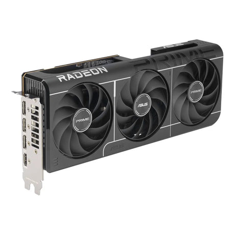 Asus Prime Radeon RX 9070 EVO OC Edition Graphics Card, GDDR6 16GB 256-bit Memory, HDMI 2.1 & DP 2.1 Outputs, PCI Express 5.0, 2610 MHz OC Mode Core Clock, 20 Gbps Memory Clock, 578 AI TOPS, 1 Year Warranty | 90YV0MQ0-M0NA00