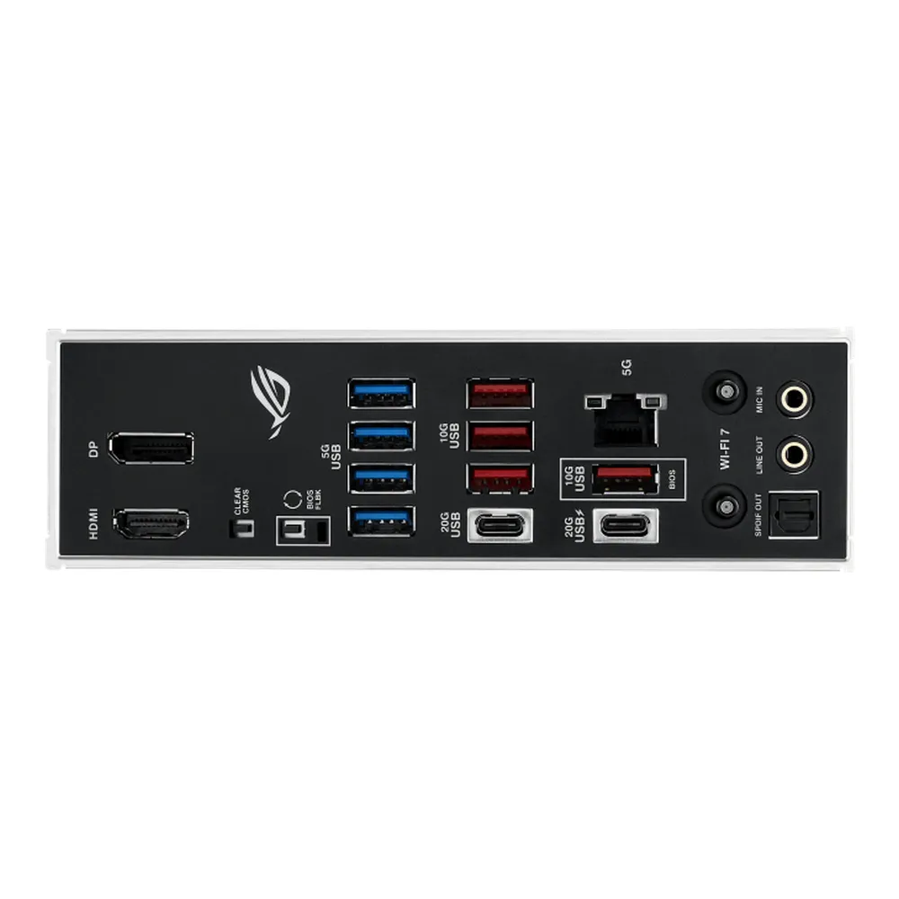 لوحة أم للألعاب Asus ROG STRIX Z890-H WIFI، مقبس LGA1851، عامل الشكل ATX، ذاكرة وصول عشوائي DDR5، PCIe 5.0، USB 20Gbps، HDMI، VGA، Wi-Fi 7، بلوتوث، إيثرنت Realtek 5Gb، شبكة AI Networking II، Aura Sync، ضمان سنة واحدة | 90MB1K20-M0EAY0