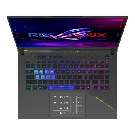 Asus ROG Strix G16 Gaming Laptop, AMD Ryzen 9 9955HX3D Processor, 32GB DDR5 RAM, 1TB SSD, NVIDIA GeForce RTX 5070 Ti 12GB GDDR7, Windows 11 Home, Wi-Fi 6E, Bluetooth v5.3, English & Arabic Backlit Keyboard, 1 Year Warranty | G614FR-G32X3D