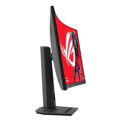 Asus ROG Strix XG32WCMS Curved Gaming Monitor, 31.5" QHD (2560 x 1440) Resolution, 280Hz, Anti-glare, 1ms GtG Response Time, DP, HDMI, USB-C, Fully Adjustable Stand, Black, 1 Year Warranty | XG32WCMS