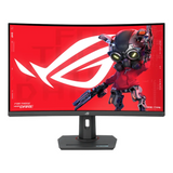 Asus ROG Strix XG32WCS Curved Gaming Monitor, 31.5" QHD (2560 x 1440) Resolution, 180Hz, Anti-glare, 1ms GtG Response Time, DP, HDMI, USB-C, Fully Adjustable Stand, Black, 1 Year Warranty | XG32WCS