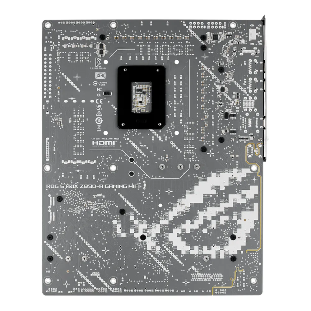لوحة أم للألعاب Asus ROG Strix Z890-A Gaming WiFi، مقبس LGA1851، عامل الشكل ATX، ذاكرة وصول عشوائي DDR5، منفذ PCIe 5.0، HDMI، DP، Thunderbolt، إيثرنت Intel 2.5 جيجابت، حل طاقة قوي، ضمان سنة واحدة | 90MB1I90-M0EAY0