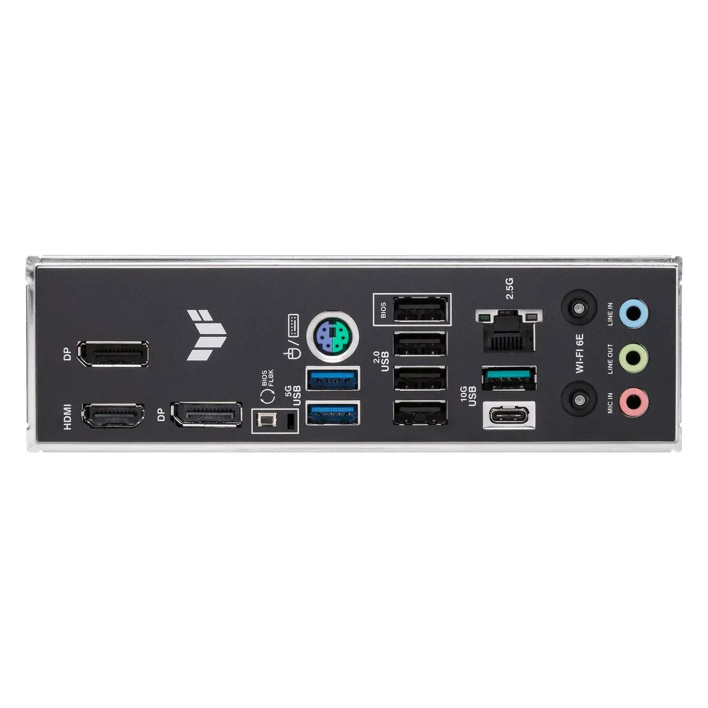 Asus TUF Gaming B850M-E WiFi Motherboard, AM5 Socket, mATX Form Factor, DDR5 Ram, PCIe 5.0 With SafeSlot Core+, Wi-Fi 6E, Bluetooth v5.4, HDMI, DisplayPort, Realtek 2.5Gb Ethernet With Asus LANGuard, Aura Sync, 1 Year Warranty | 90MB1LS0-M0EAY0
