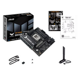 Asus TUF Gaming B850M-E WiFi Motherboard, AM5 Socket, mATX Form Factor, DDR5 Ram, PCIe 5.0 With SafeSlot Core+, Wi-Fi 6E, Bluetooth v5.4, HDMI, DisplayPort, Realtek 2.5Gb Ethernet With Asus LANGuard, Aura Sync, 1 Year Warranty | 90MB1LS0-M0EAY0