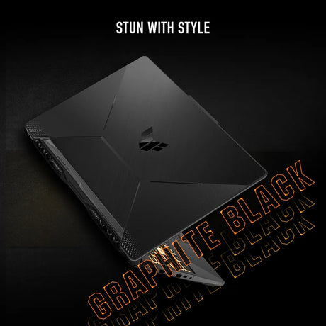 Asus TUF Gaming A15 Laptop, AMD Ryzen 7 7445HS Processor, 16GB RAM, 512GB SSD, 15.6" FHD 144Hz Display, 4GB NVIDIA GeForce RTX 3050, Windows 11 Home, English & Arabic Backlit RGB Keyboard, Graphite Black, 1 Year Warranty | FA506NCG-B165W