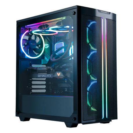 Be Quiet! Light Wings 140mm PWM High-Speed Case Fan, Rifle Bearing, 140mm Fan Size, 2200 rpm Fan Speed, Addressable RGB LED Lighting, Black, 1 Year Warranty | BL075