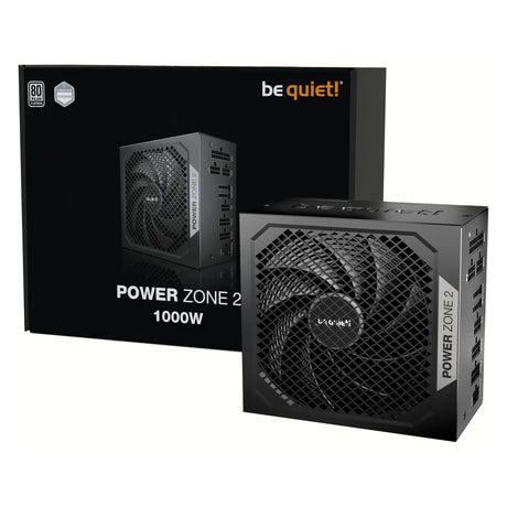 Be Quiet! Power Zone 2 1000W 80 Plus Platinum Power Supply, 1000W, Fully Modular, ATX, Black, 1 Year Warranty | BP008UK
