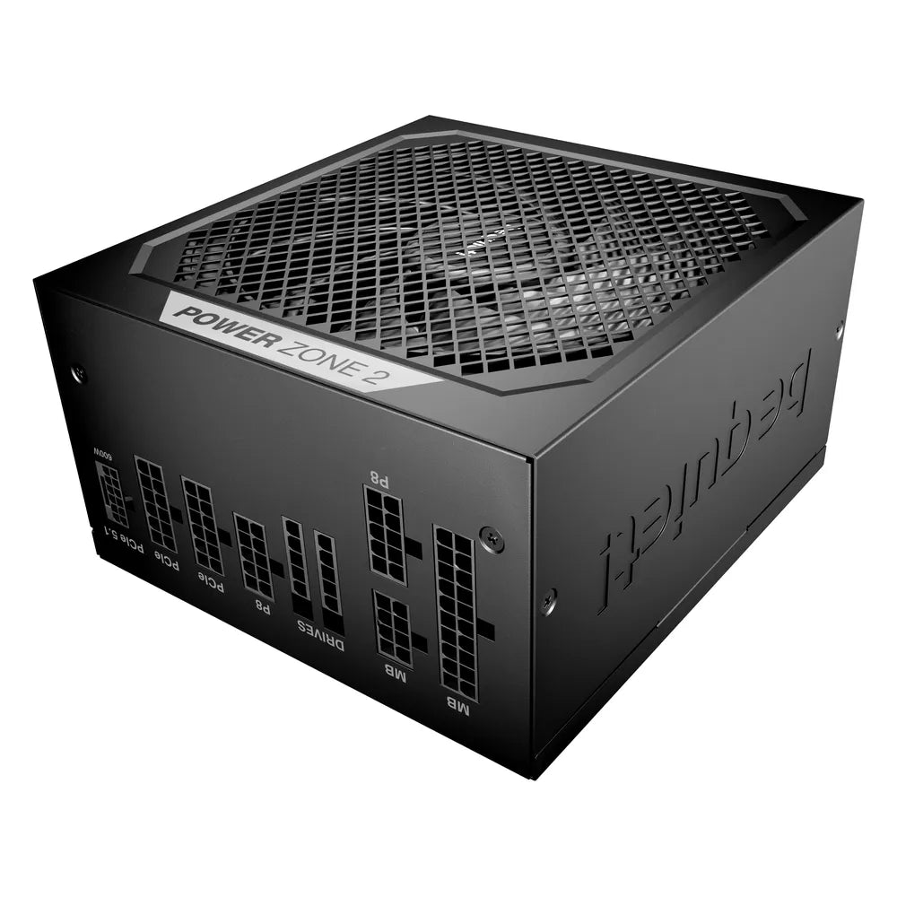 Be Quiet! Power Zone 2 1000W 80 Plus Platinum Power Supply, 1000W, Fully Modular, ATX, Black, 1 Year Warranty | BP008UK