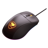 Cougar Surpassion ST Optical Wired R GB Gaming Mouse, 3200 DPI PixArt PMW3325 Optical Gaming sensor, 1000 Hz Polling Rate, Mechanical Gaming Switch, 6 x Buttons, Ergonomic, Right-Handed Design, Black, 1 Year Warranty | CGR-SURPASSION-ST